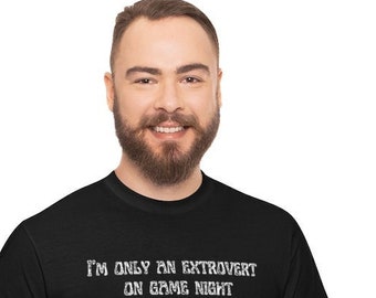 Brettspiel T Shirt, Game Night Shirt, lustiges Brettspiel Geschenk, Brettspiel Extrovertiert