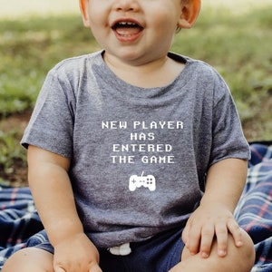 Gamer Baby Announcement, Nerdy Baby T, New Baby Announcement Gamer, Baby Game Night T Shirt
