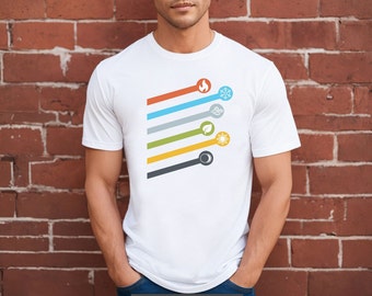 Retro Gloomhaven Graphic Tee, Frosthaven T Shirt, Gloomhaven Elements, Board Gamer Gift, Game Night Present