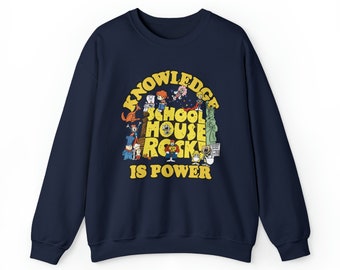 School House Rock Crewneck, Knowledge is Power Sweatshirt
