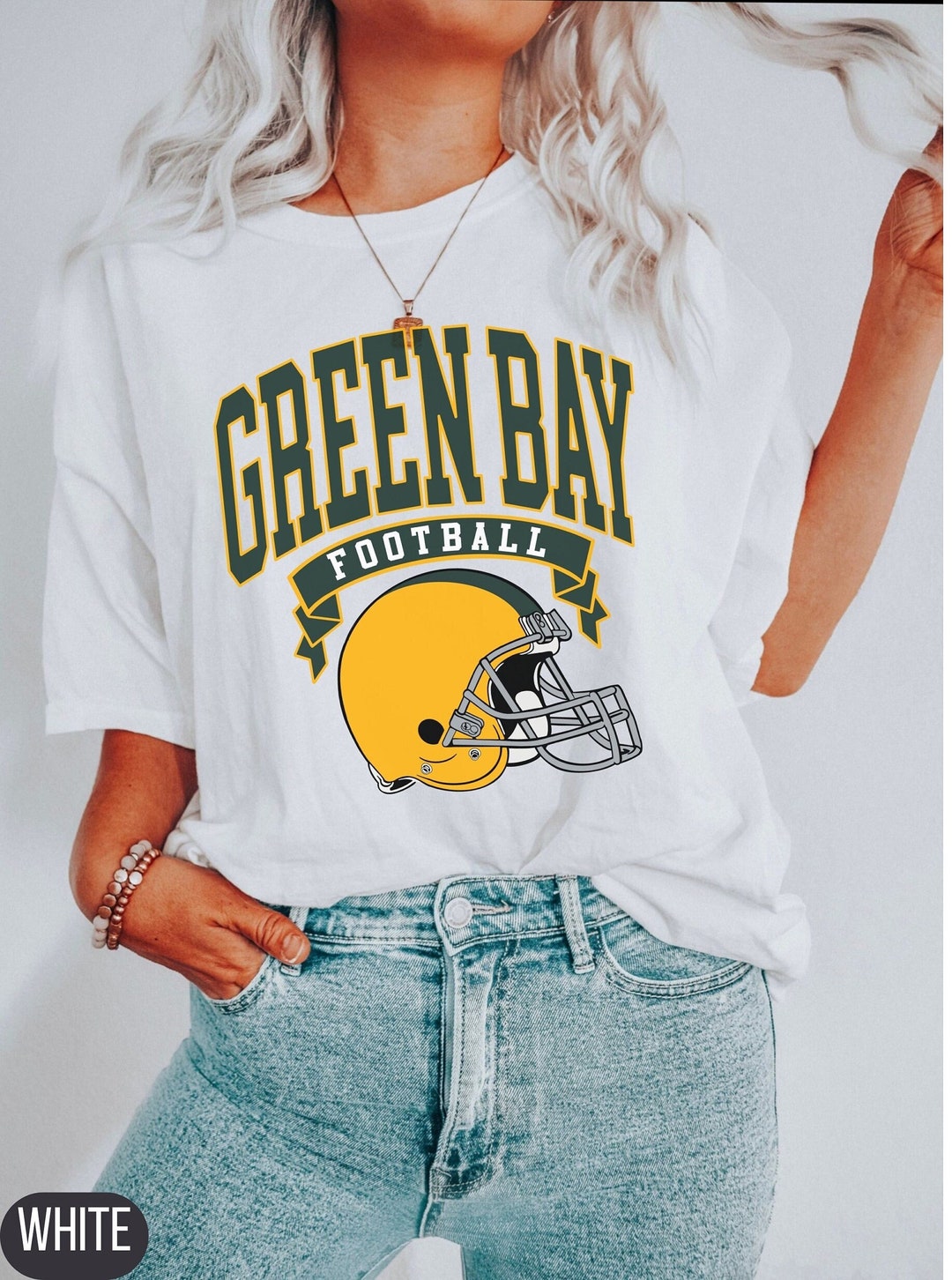 Green Bay Football Comfort Colors Graphic Tee Packers Retro - Etsy