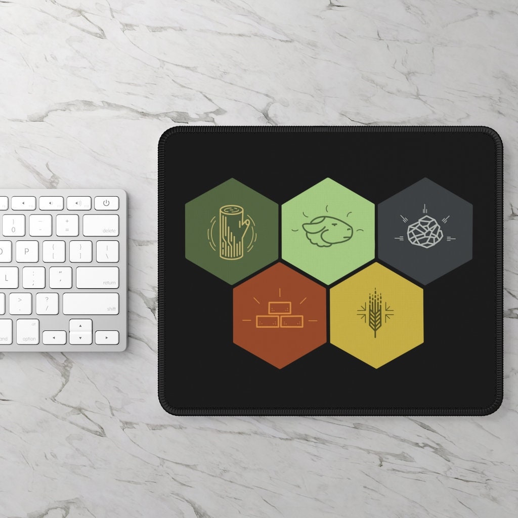 Catan Mouse Pad Settlers of Catan Catan Computer Pad Catan - Etsy