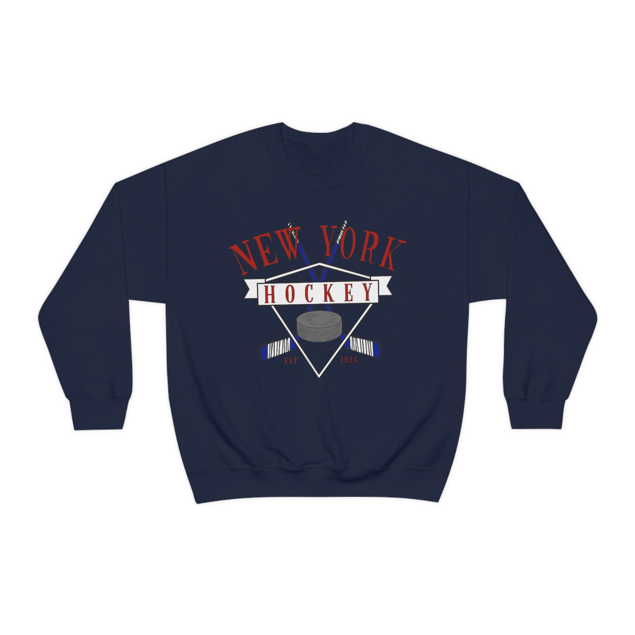 90's New York Rangers NHL Crewneck Sweatshirt Size Large – Rare VNTG