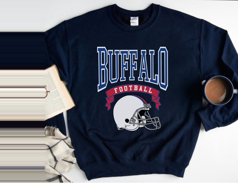 Long Sleeve Buffalo Football Crew
