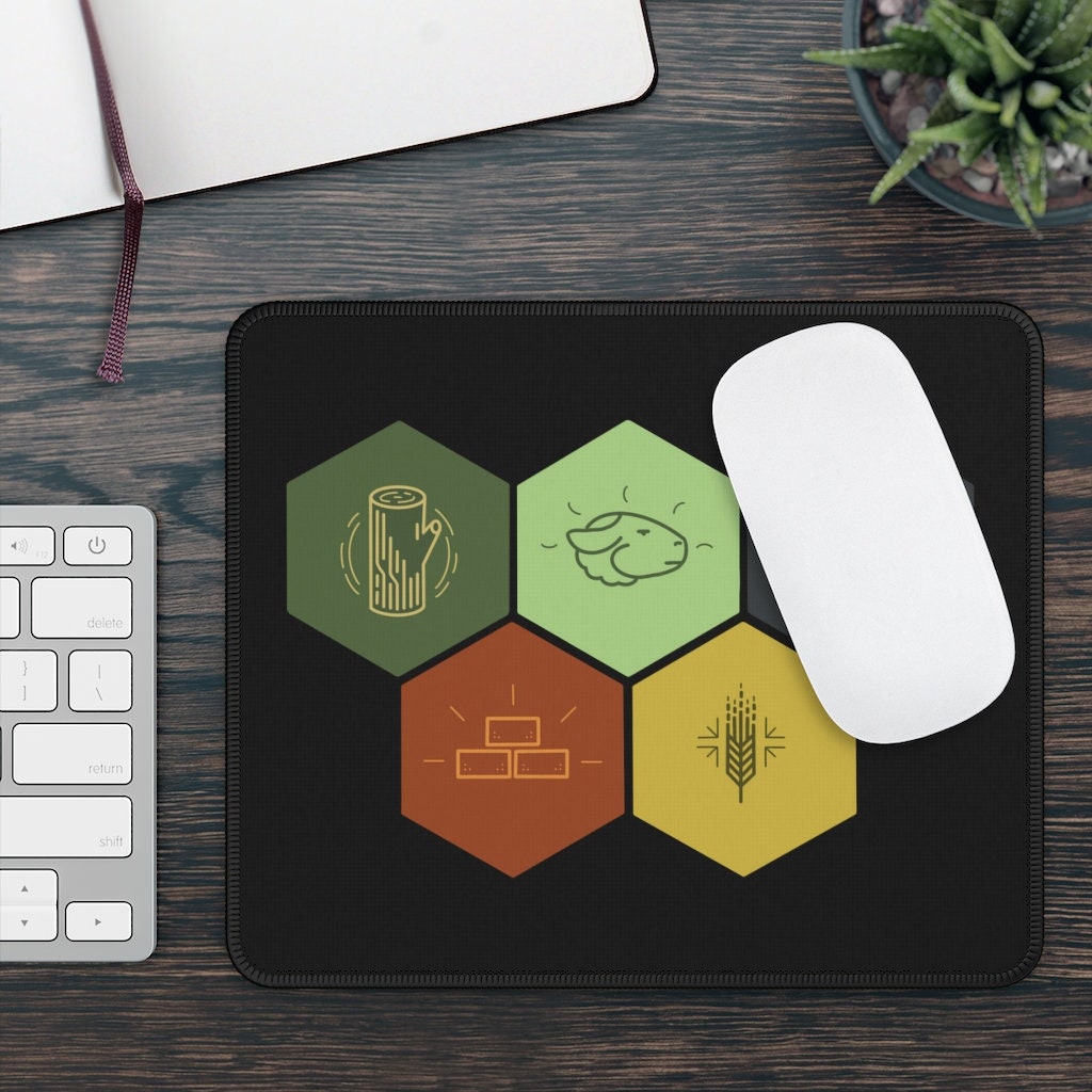 Catan Mouse Pad Settlers of Catan Catan Computer Pad Catan - Etsy