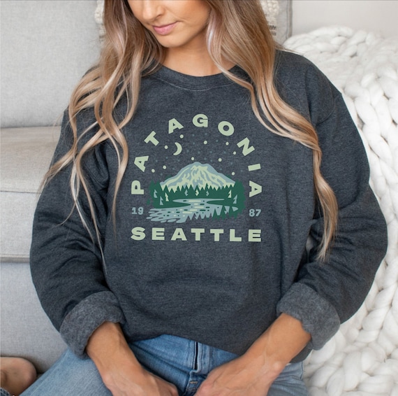sikkerhed sfære Compulsion Patagonia Seattle Crewneck Washington State Sweatshirt - Etsy