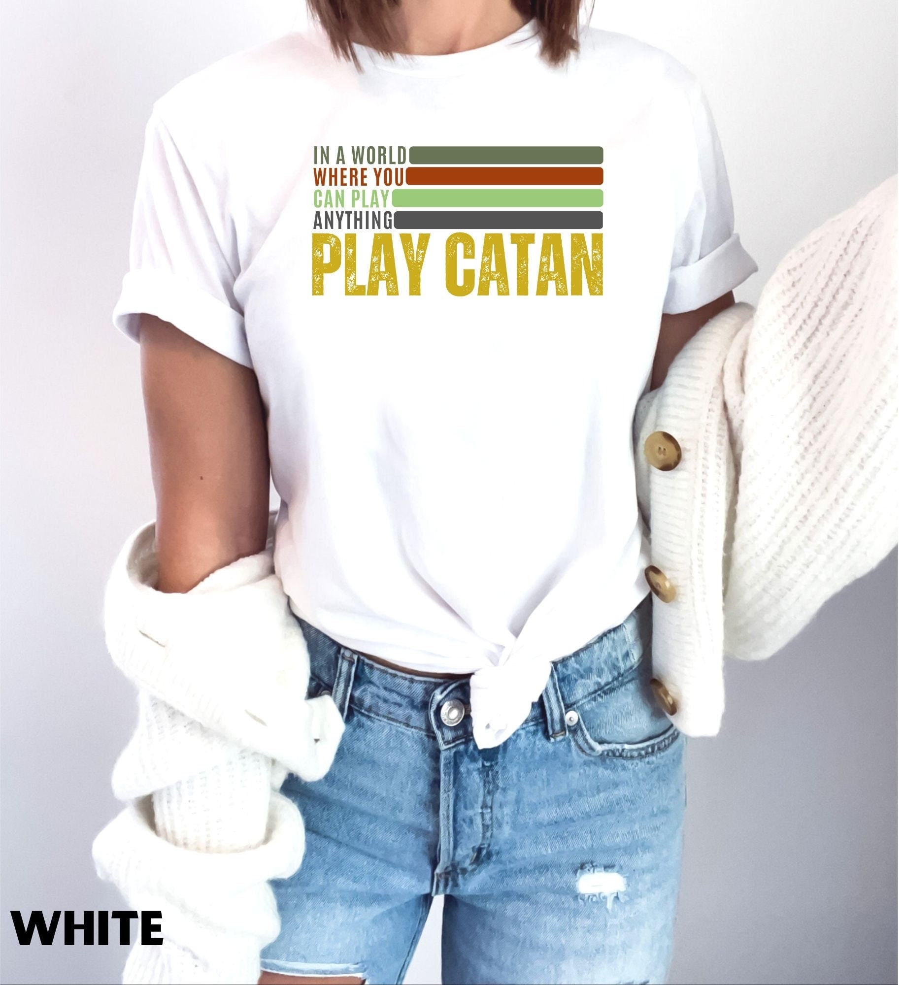 Play Catan T Shirt, Funny Catan Shirt, Catan Resource Shirt, Size Inclusive T Shirt, Settlers of Catan