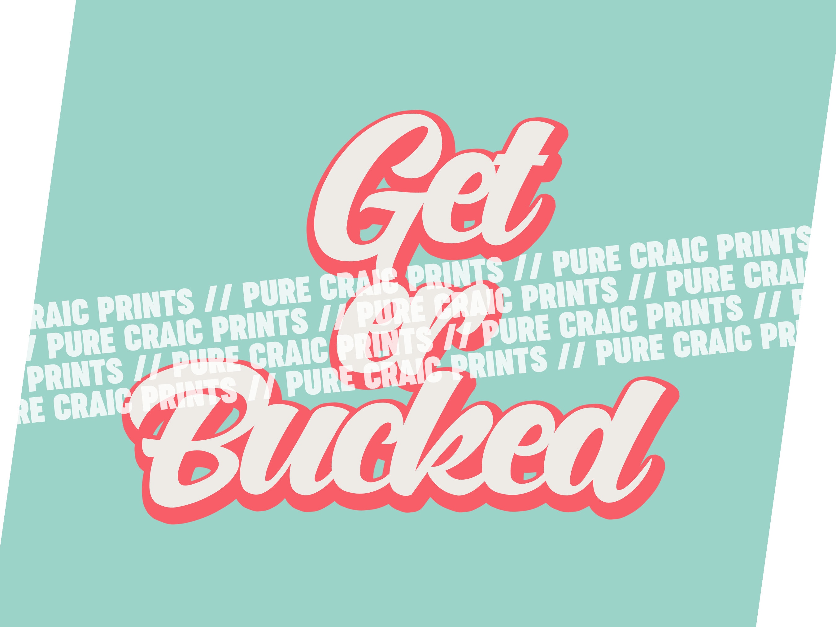 ゲット・アー・バックド ウォールアートプリント、北アイルランドの