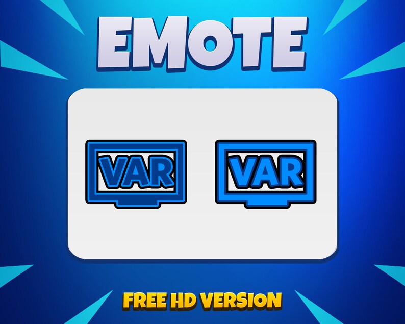 GOAL EMOTE 2 Pack Fifa Style Twitch Discord Facebook Etsy