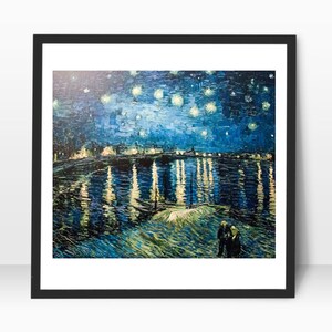 ヴァン・ゴッホの星月夜のプリント、ヴィンセント・ヴァン・ゴッホの有名な絵画、星月夜のアートワーク、ヴィンテージの美術絵画、ヴァン・ゴッホの壁飾り、デジタル