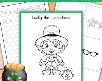 Bricolage de la Saint-Patrick : activité Cacher le lutin | Leprechaun imprimable | Ressources pour enseignants | Salle de classe de la Saint-Patrick