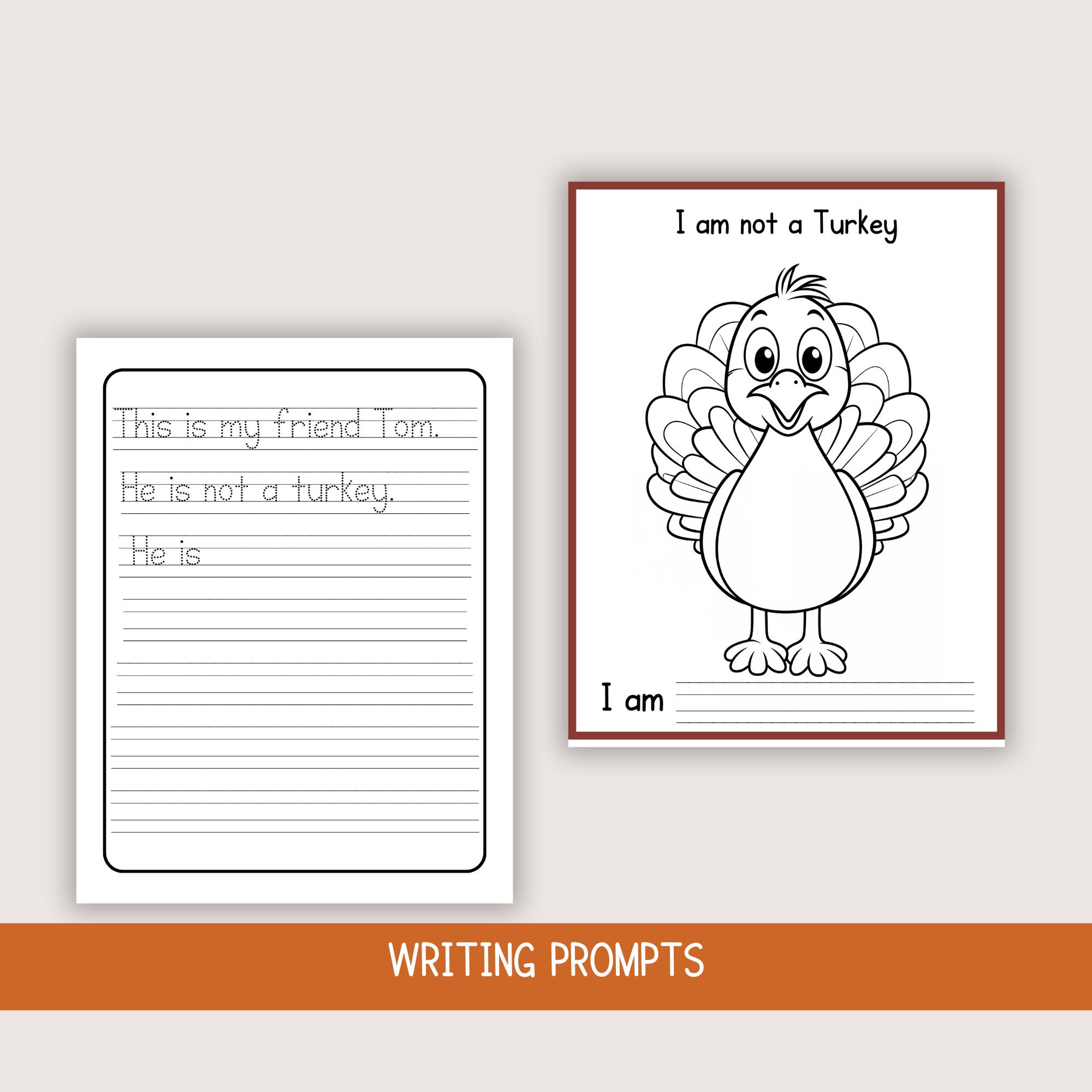 turkey in disguise | turkey craft printable | thanksgiving