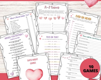 Noche de juegos en pareja: 10 divertidos juegos de pareja para una cita romántica, un aniversario, una boda o San Valentín - Ideas románticas para una cita romántica