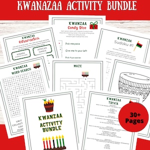 Kwanzaa Games | Kwanzaa Trivia | Kwanzaa Party Games Bundle