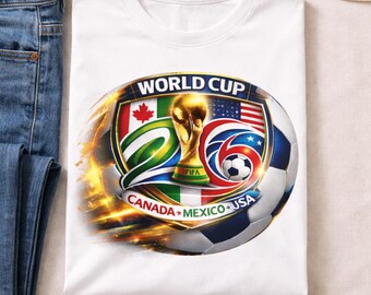 2026 Fotbollsfanskjorta USA Kanada Mexiko, Nordamerikaskjorta 2026, Internationell fotbollsfanskjorta, Matchdagsfotboll, Unisex luvtröja