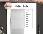 Weather Tracker Printable Journal Page, Journal Template, Planner Page, Track Weather Log, Yearly Weather Tracker, Bullet Journal Idea