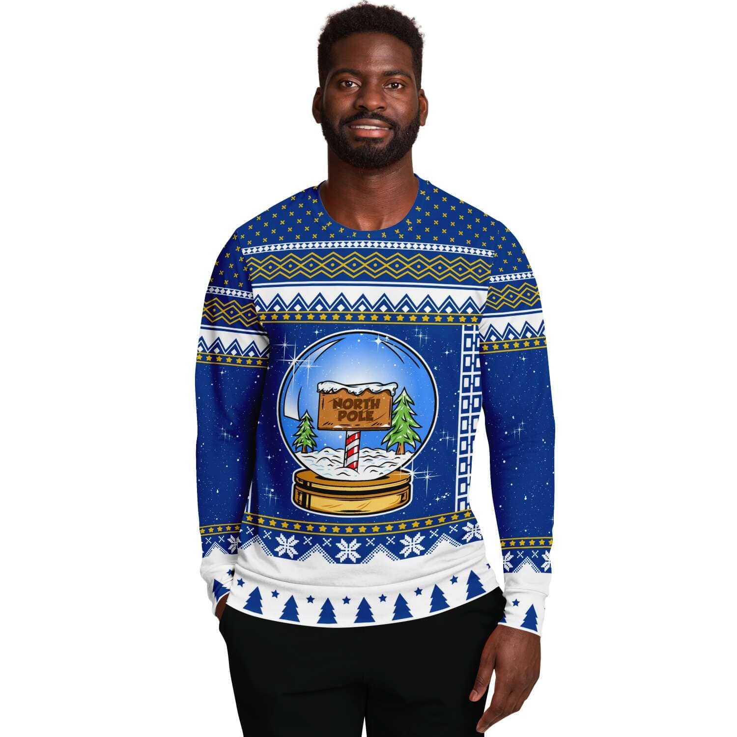 Snow Globe North Pole Ugly Christmas Sweater