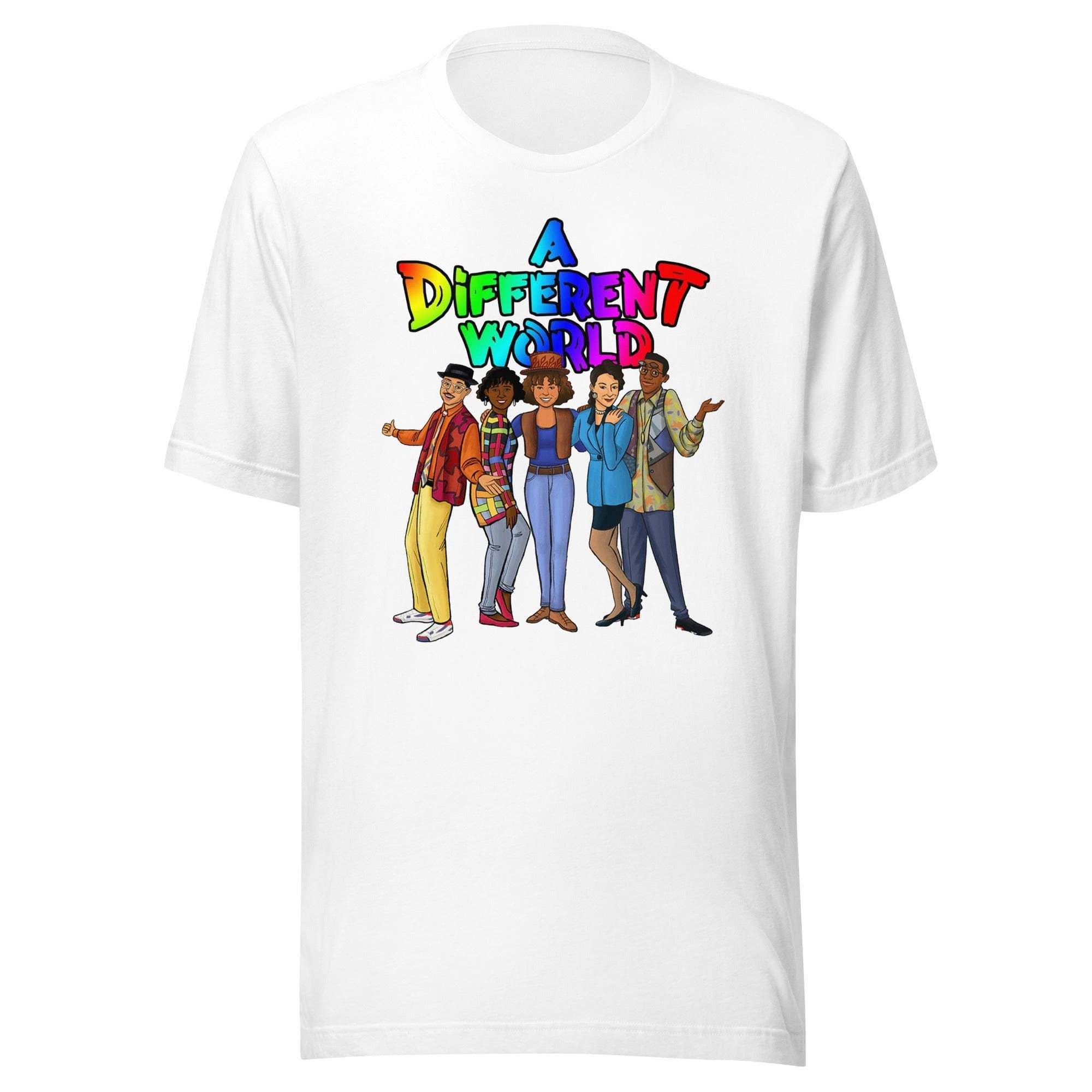 A Different World T-shirt 80’s TV Sitcom Animated Cast - Etsy