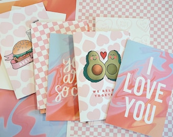 Hand Lettered Valentine's Day Cards | Illustrated Love Notes