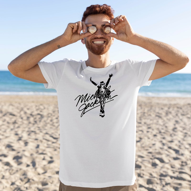 T-shirt Vintage Michael Jackson MJ & Friends – Officiel Années 90, Taille XL, Blanc