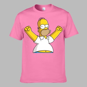 Homer Simpson Fashion | Simpsons Style | Unisex Cartoon Fashion | Simpson Graphic Tee | Funny T-Shirt | Unisex Homer Tee | Simpsons Lovers