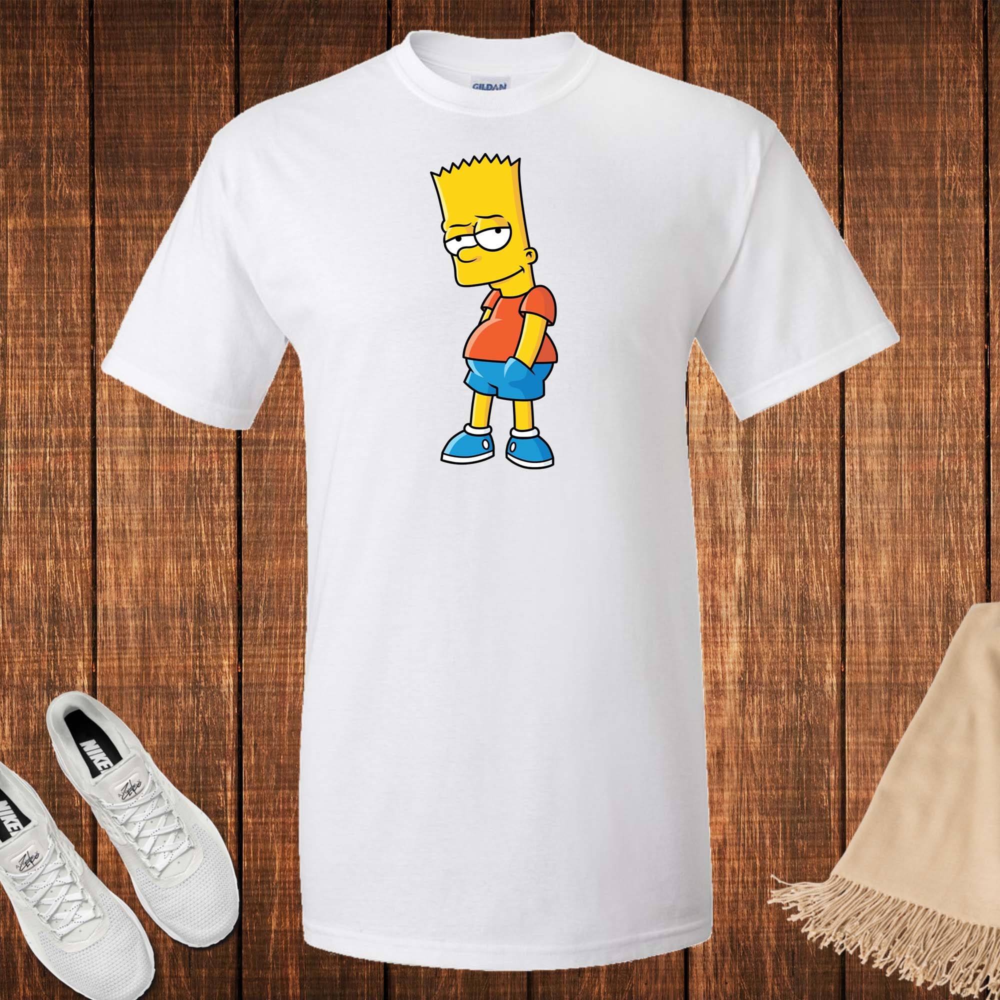 Bart Simpson Tshirt the Simpsons Shirt Bart Simpson Lover Gift Unisex