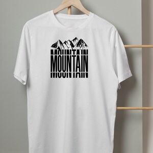 Mountain T-Shirt |  Nature Lovers Tee | Hiking Graphic Tee | Adventure Shirt | Camping T-Shirt | Cute Hiking Shirt