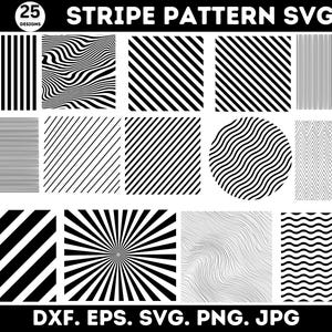 25+ Stripe Pattern Svg Bundle, Seamless Digital Design, Pattern Svg ...