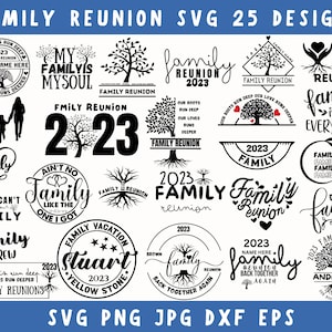 Family Reunion Svg, Family Reunion Png, Family Vacation Svg, Family Tree Svg, Roots Run Deep Svg, Svg Files For Cricut, Silhouette Designs
