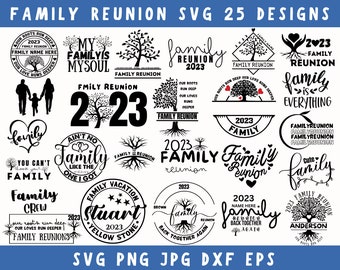 Family Reunion Svg, Family Reunion Png, Family Vacation Svg, Family Tree Svg, Roots Run Deep Svg, Svg Files For Cricut, Silhouette Designs