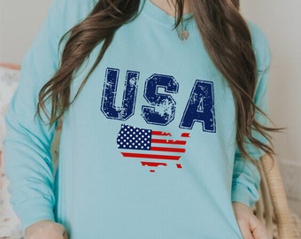USA Svg, Patriotic Svg, America Svg, Independence Day Svg, Svg For Shirts, USA Png, Fourth Of July Svg, Instant Download