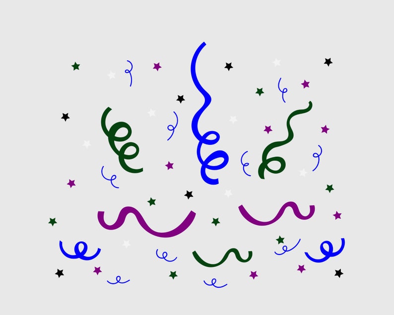 30confetti Svg Digital Download Designs, Confetti Png Bundle, Confetti Clipart, Birthday Svg