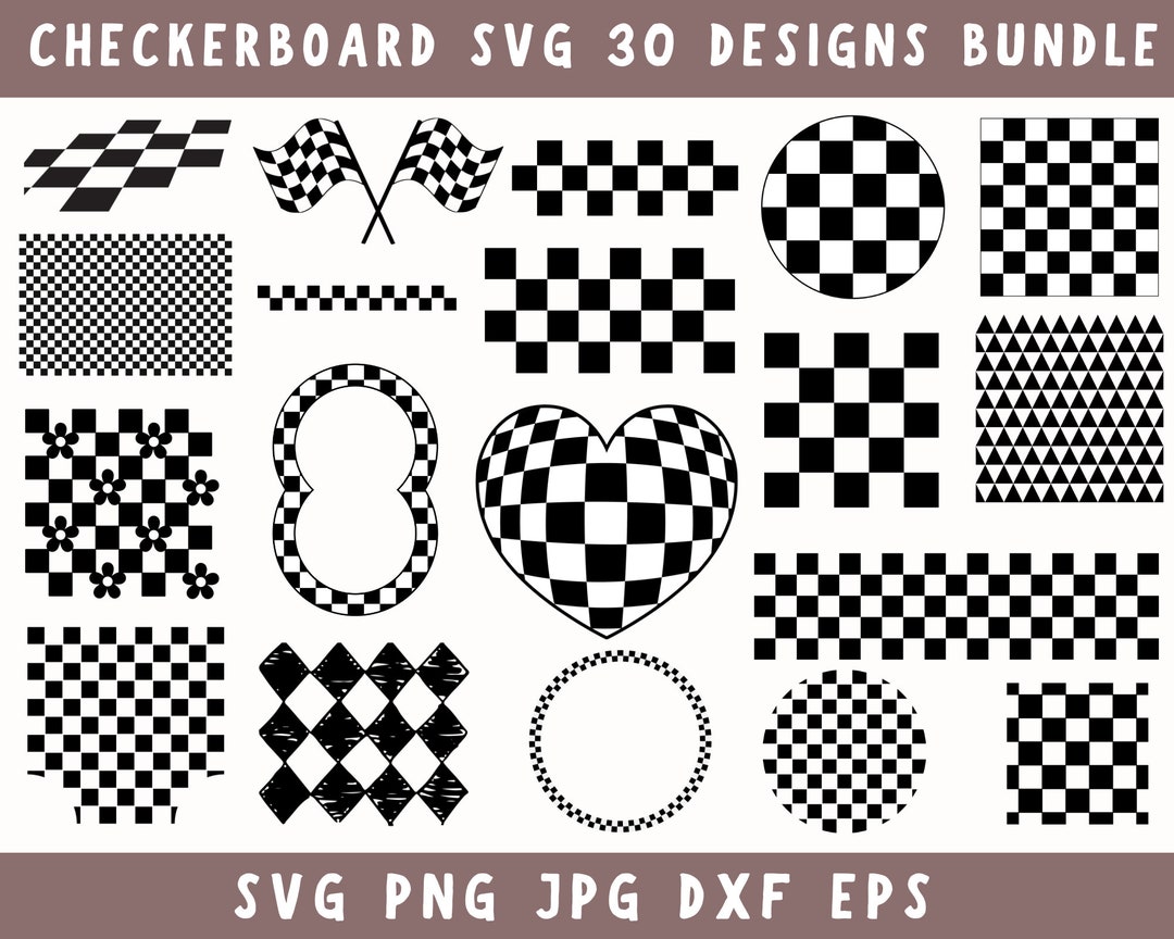 Checkerboard Svg, Checkerboard Png, Checkerboard Svg Bundle, Checkered ...