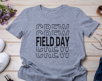 1 + Field Day Crew Digital File, Field Day Shirt Svg, Elementary School, Kids Quotes, Instant Download, Silhouette,  End Of Year Pngs, Svg