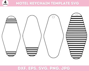 Motel Keychain Svg, Pre Sized Motel Keychain Svg, Keychain Svg, Svg For Keys, Instant Download, Motel Keychain Clip Art, Vector Files