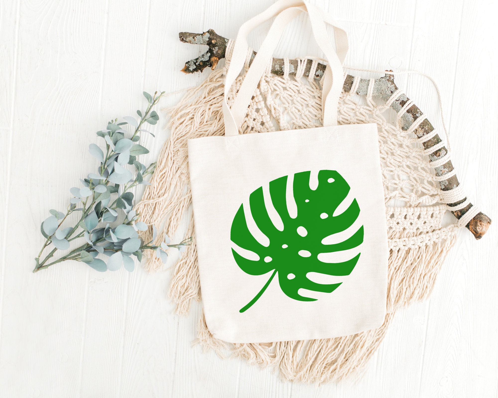 Monstera Leaf Svg Bundle, Tropical Leaves Svg, Monstera Clipart, Jungle ...