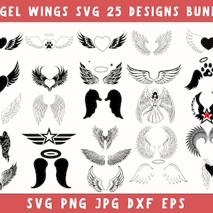 Angel Wings Svg, Memorial Svg, In Loving Memory Svg, Angel Wings, Angel Wings Png, Rest In Peace Svg, Memorial Day Svg, Svg Files For Cricut