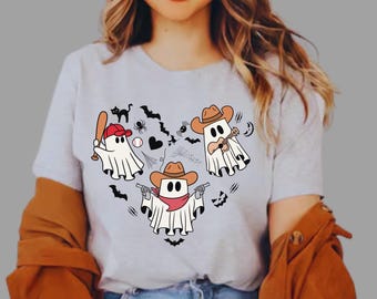 1+ Digital Ghost Heart Png, Halloween Png, Spooky Season Png, Spooky Heart Png, Kids Halloween Shirt, Halloween Heart Png,  Instant Download