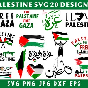 20+Free Palestine Svg Designs, Palestine Flag, Free Palestine Png, Free Palestine Shirt,Support Palestine,Palestine Poster, Cricut Cut Files