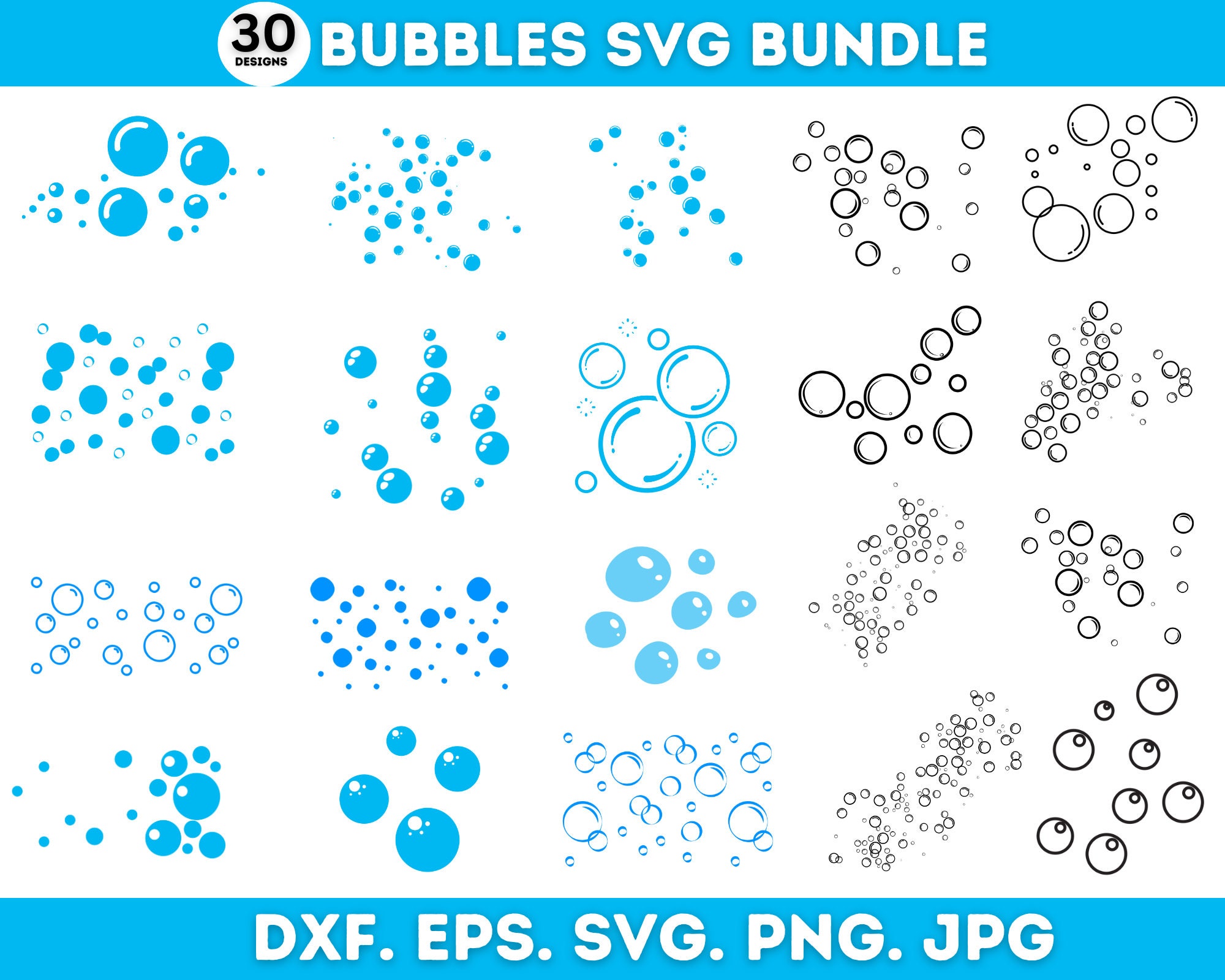 Bubbles Vector Pattern