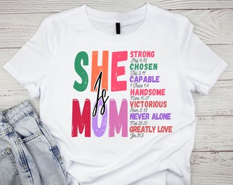 She Is Mom Svg  Png, Mom Life Png, Mother's Day Png, Retro Mother Png, Mom Png, Blessed Mom Png, Mom Shirt, Gift For Mom, Instant Download