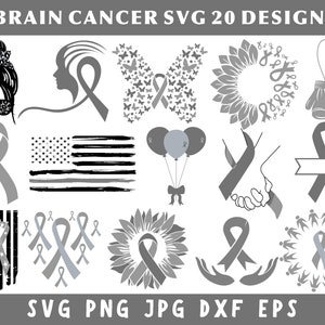 Brain Cancer Svg, Cancer Ribbon Svg, Brain Cancer,Cancer Awareness Svg,Cancer Survivor Svg,Cancer Svg,Cancer Ribbon Png,Svg Files For Cricut