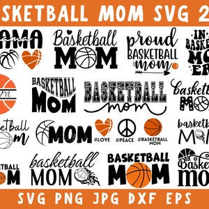 Basketball Mom Svg Bundle, Basketball Shirt Svg, Basketball Png, Basketball Mom Png, Game Day Svg, Sports Svg, Svg Files For Cricut