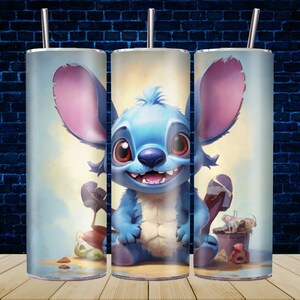 Stitch Tumbler Wrap Png, 20 oz Tumbler Wrap, Stitch Tumbler Wrap Png, Stitch 3d Tumbler Wrap, Tumbler Wrap, Instant Download
