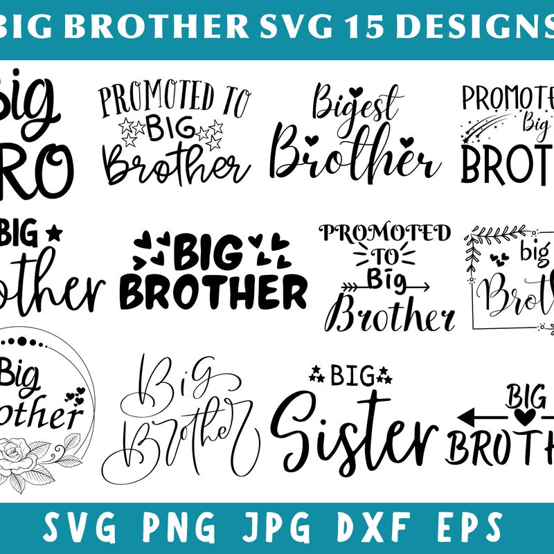 Big Brother Svg - Etsy