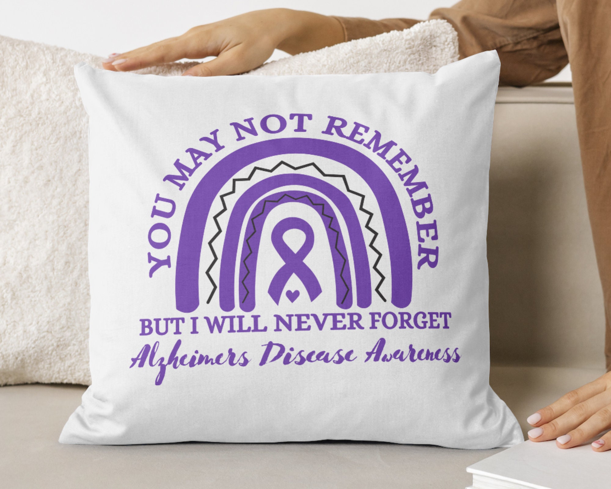 Alzheimer's Svg, Alzheimer's Png, Alzheimer Awareness, Purple Ribbon ...