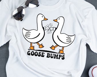 Goose Bumps Svg Png, Funny Goose Svg, Svg For Shirts, Goose Clipart, Cute Svg, Goose Cute Svg, Funny Svg, Instant Download, Silhouette