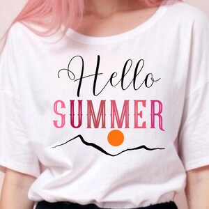 Hello Summer Svg, Hello Summer Cricut Cut File,Welcome Summer Svg, Summer Svg, Summer Png, Svg, Summer Shirt Svg, Instant Download