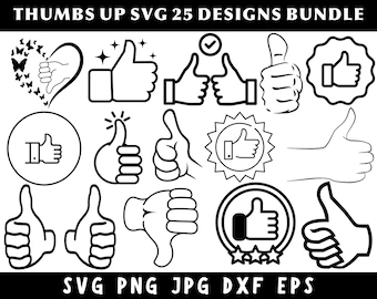 Hand Shapes SVG I Love You Svg Like Svg Rock on Svg Hand - Etsy