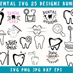 Dental Svg, Dental Clipart, Dental Assistant Svg, Dental Png, Dental Hygiene Svg, Dental Svg Bundle, Dental Png Files, Svg Files For Cricut